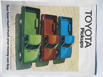 1975 Toyota Pickups broschyr