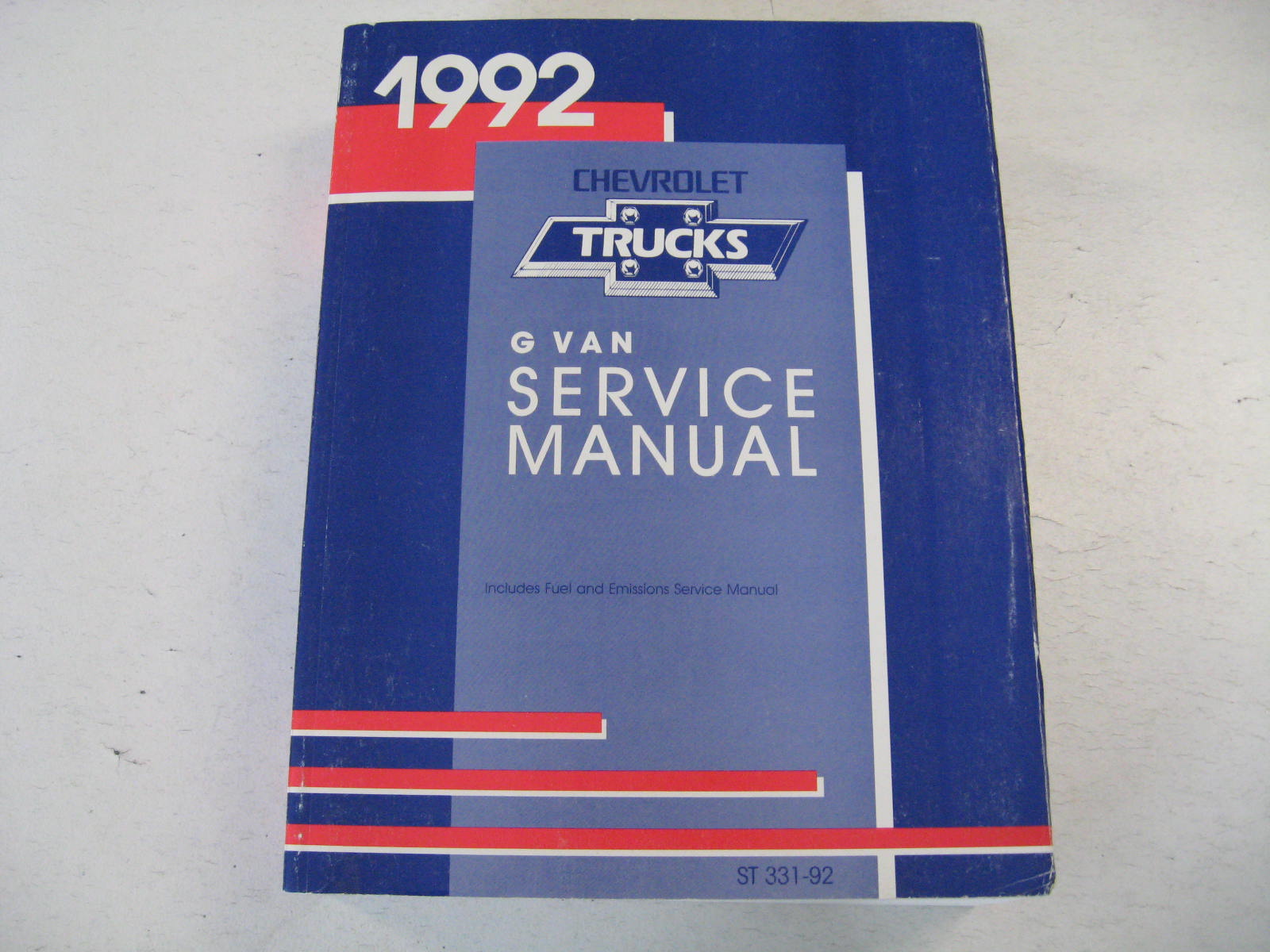 1992 Chevrolet G Van Service Manual