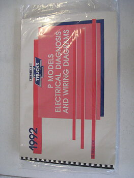1992 Chevrolet P Models Electrical DIagnosis And Wiring Diagrams