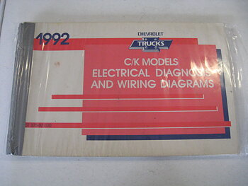 1992 Chevrolet C/K Models Electrical DIagnosis And Wiring Diagrams