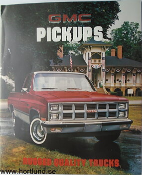 1981 GMC Pickups Broschyr