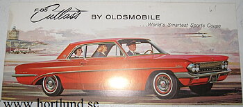 1961 Oldsmobile F-85 Cutlass vykort