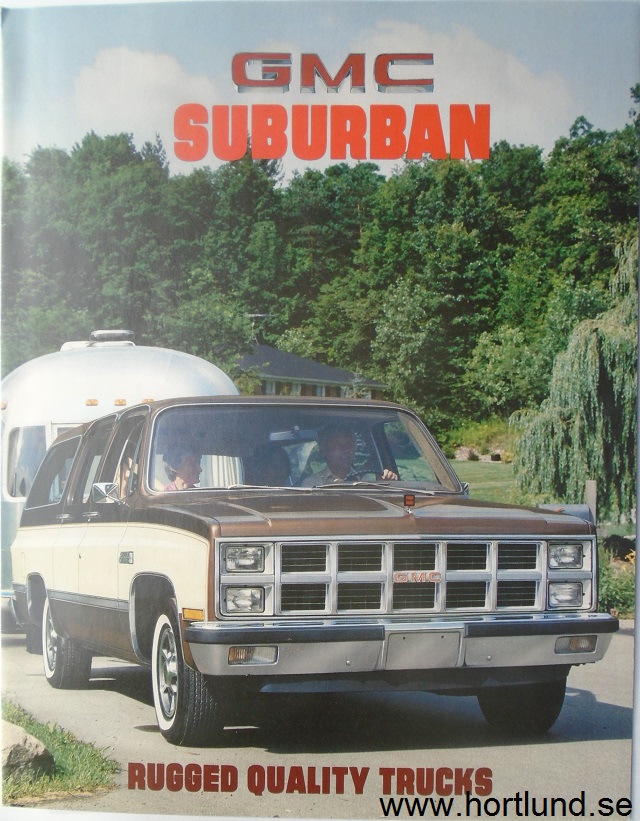 1981 GMC Suburban Broschyr