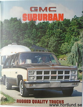 1981 GMC Suburban Broschyr