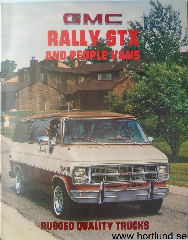 1981 GMC Rally STX and People Vans Broschyr