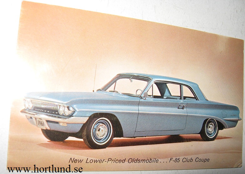 1961 Oldsmobile F-85 Club Coupe vykort