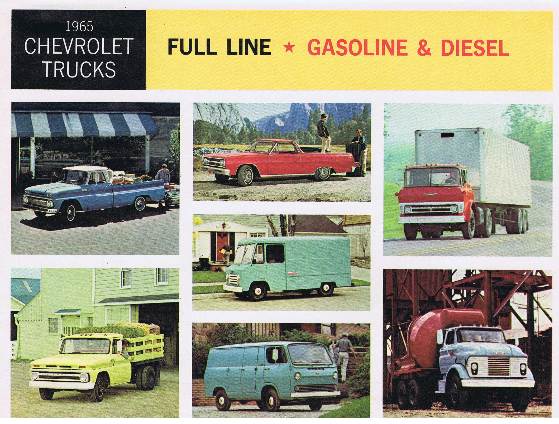1965 Chevrolet Trucks Full serie Affisch