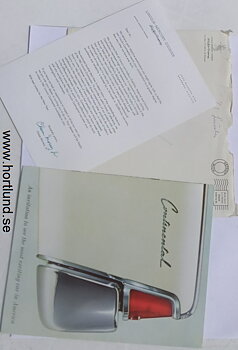 1961 Lincoln Continental Mailer broschyr