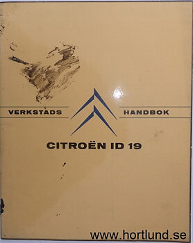 1956-1960 Citroën ID 19 Verkstadshandbok