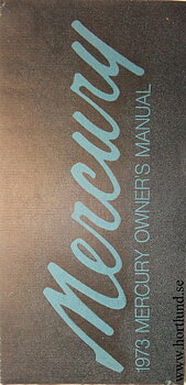 1973 Mercury Full Size Owners Manual