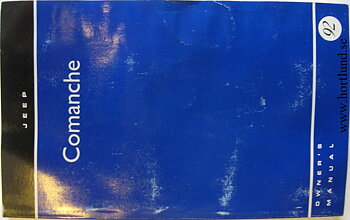 1992 Jeep Comanche Owner's Manual