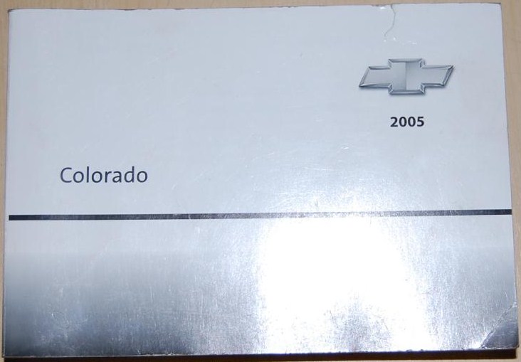 2005 Chevrolet Colorado instruktionsbok