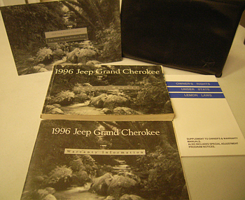 1996 Jeep Grand Cherokee Owner's Manual