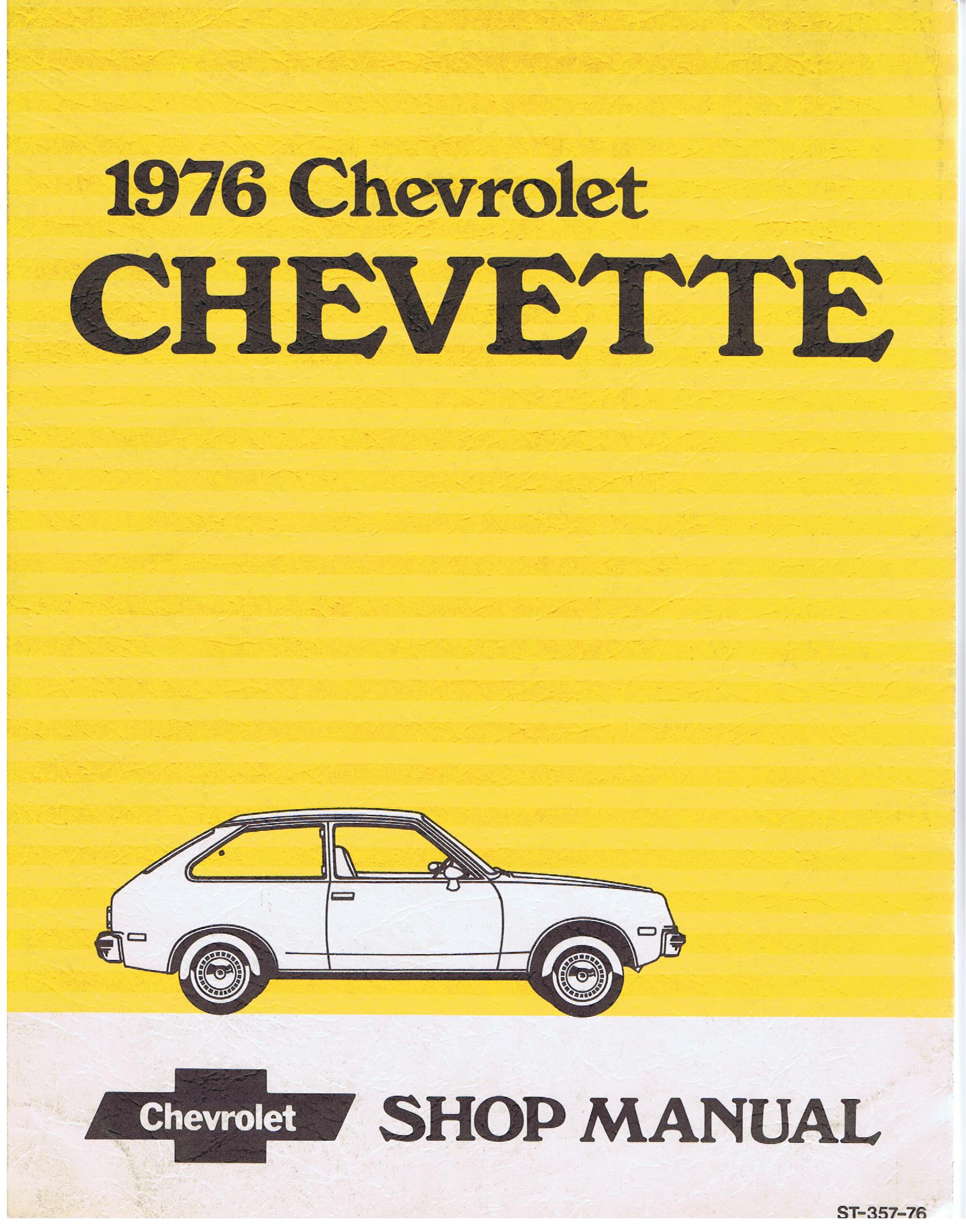 1976 Chevrolet Chevette Shop Manual
