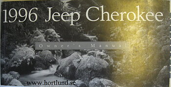 1996 Jeep Cherokee Owner's Manual