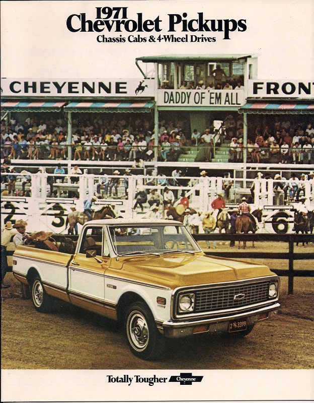 1971 Chevrolet Pickups broschyr