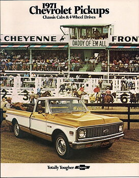 1971 Chevrolet Pickups broschyr