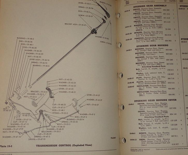 1946-1949 Dodge D24 Passenger Car Parts List - 6