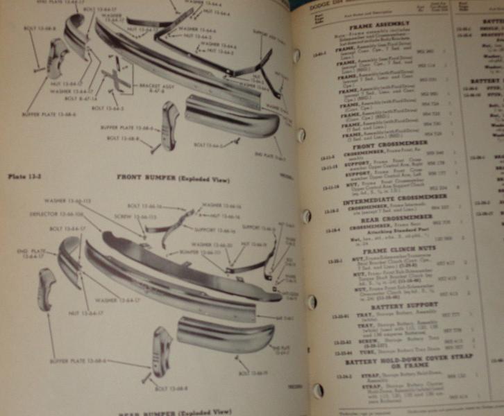 1946-1949 Dodge D24 Passenger Car Parts List - 4