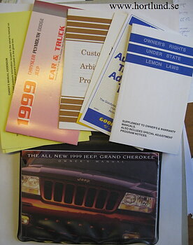 1999 Jeep Grand Cherokee Owner's Manual