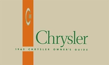 1962 Chrysler Owner's Guide Manual
