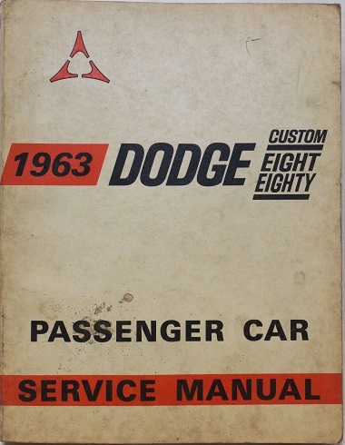 1963 Dodge 880 Service Manual