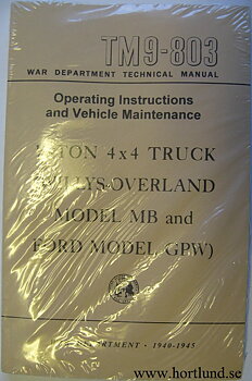 1940 - 1945 Jeep MB and Ford GPW Manual