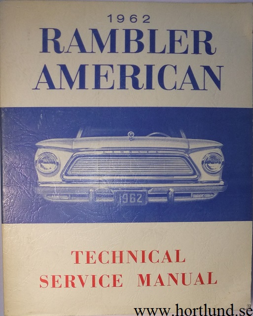 1962 Rambler American Technical Service Manual