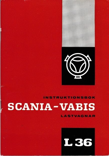 1965 Scania-Vabis L 36 Lastvagnar Instruktionsbok