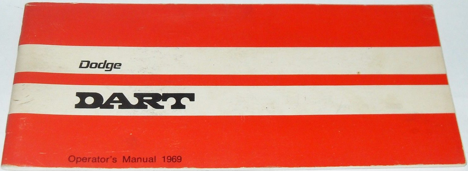 1969 Dodge Dart Operator's Manual