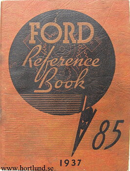1937 Ford V-8 85 Reference Book