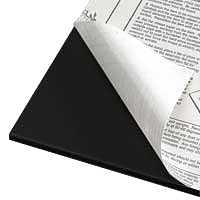 Foamboard 5 mm, black one-side self-adhesive - (clearance sale)