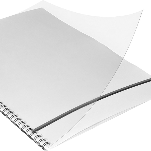 Binding cover PET, clear transparent 150 mic Serva Print Finishing