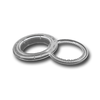 PlastGrommet - Ø40mm, transparent