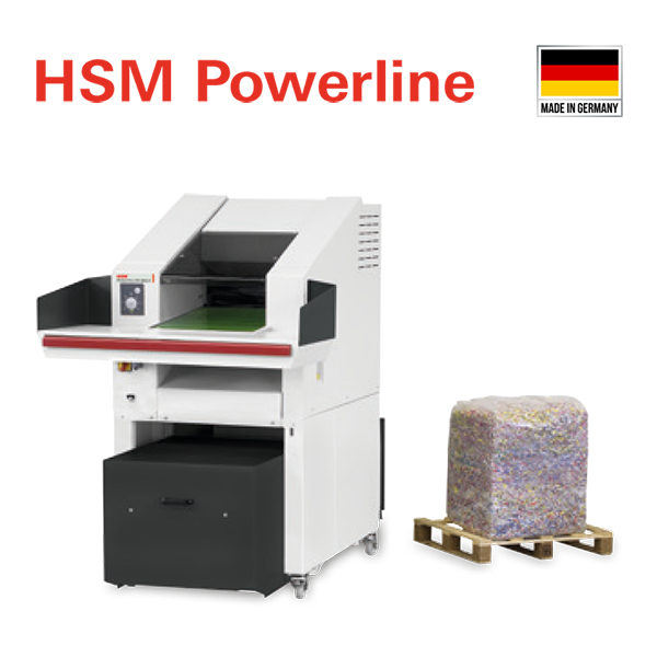 HSM Powerline - heavy duty document shredders