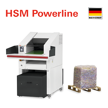 HSM Powerline - heavy duty document shredders
