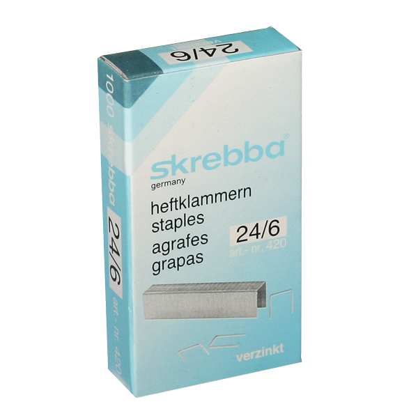 Skrebba staples - for saddle/brochure and block