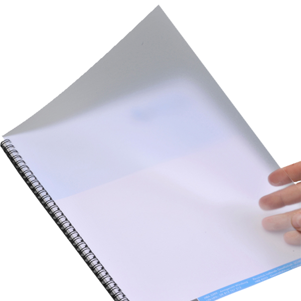 Omslag PP-plast - Transparent frostad