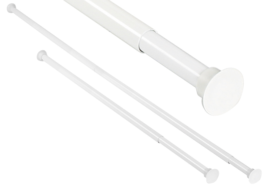 Safir expanderstång 75-125 cm vit