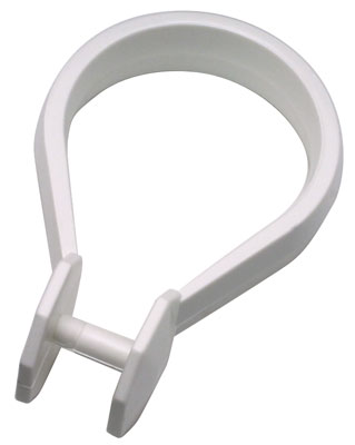 Snäpp draperiring (vit)