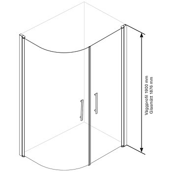 Free + Door/DuoDoor (klart glass)