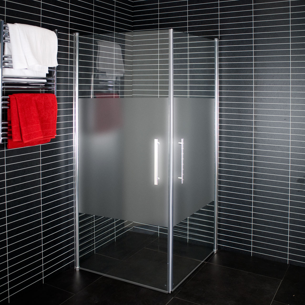 Corner (delvis frostat glas) - 2