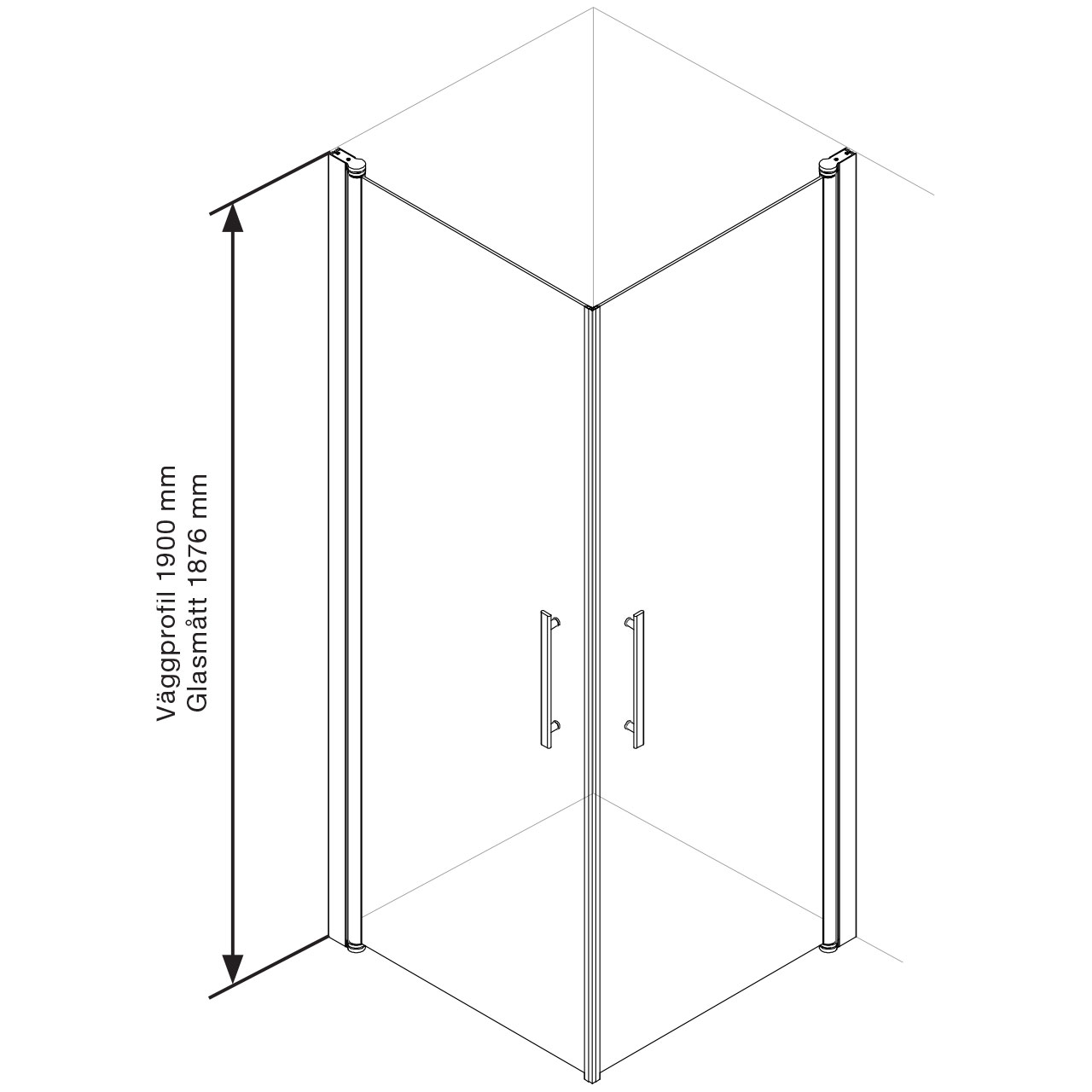 Corner (helfrostat glas) - 3