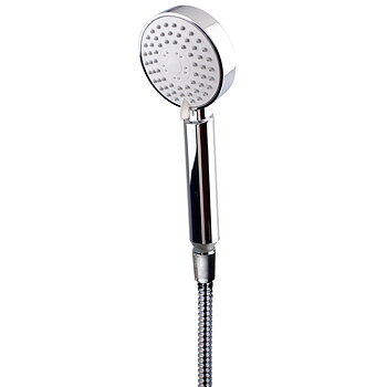 AquaN-Jet II handdusch (vit/krom, 3 stråltyper)