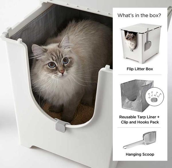 Kattlåda Flip Litter Box Supercat.se Kattbutik