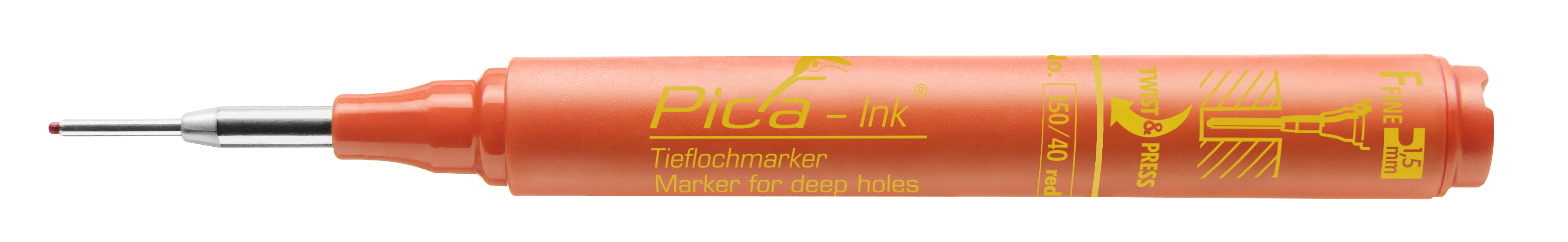 deep hole marker pen