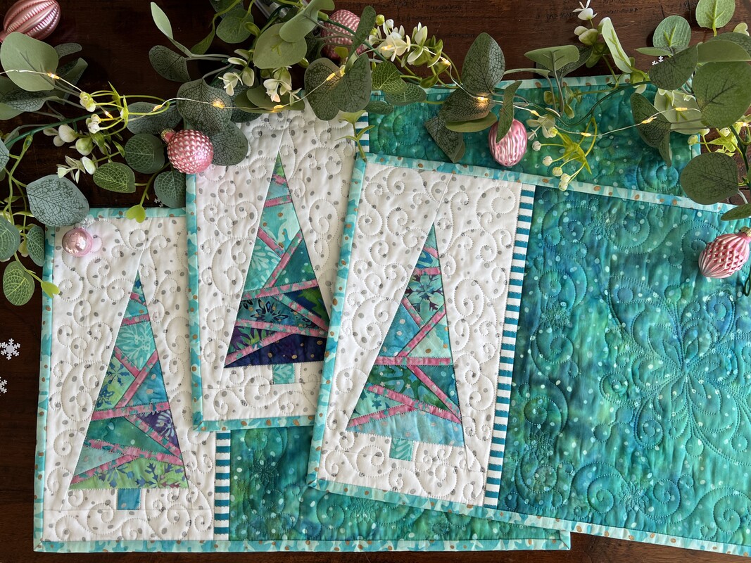 Quilt Kit: Enchanted Forest - Tyger & Paperpiecingmönster - 8