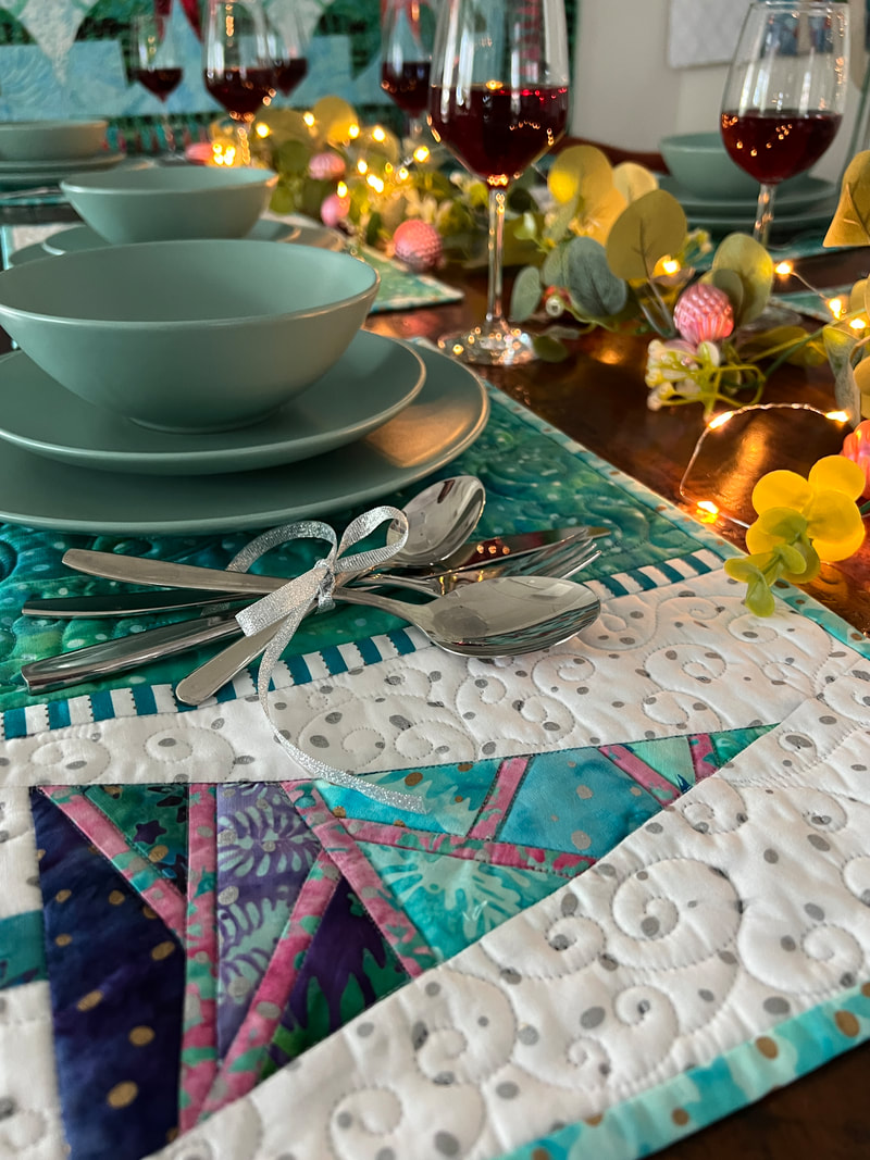 Quilt Kit: Enchanted Forest - Tyger & Paperpiecingmönster - 7