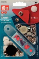 Tryckknappar Vit (inkl verktyg)