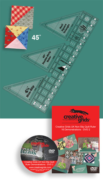 Creative Grids - 45° Double Strip Ruler - 3